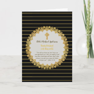 DEACON Newly Ordached Verse Gift minnesstund Kort