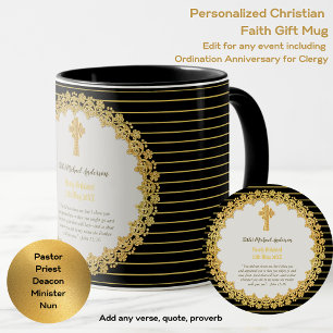 DEACON Newly Ordached Verse Gift minnesstund Mugg