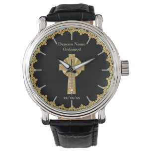 Deacon Ordached Ordination Gift Memorative Armbandsur