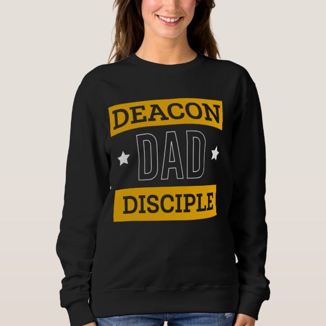 Deacon Pappa-kyrka Offi för Fars dag-deacon Church T Shirt (Framsida)