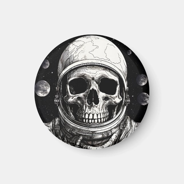 Dead astronaut magnet (Framsidan)