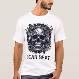 Dead Beat | Skull Music Älskare T Shirt