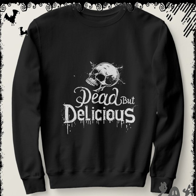 Dead But Delicious | ExDesigner | Halloween Lång Ärmad Tröja (Skapare uppladdad)