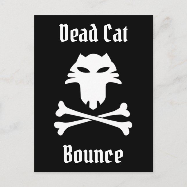 Dead Cat Bounge Vykort (Framsida)
