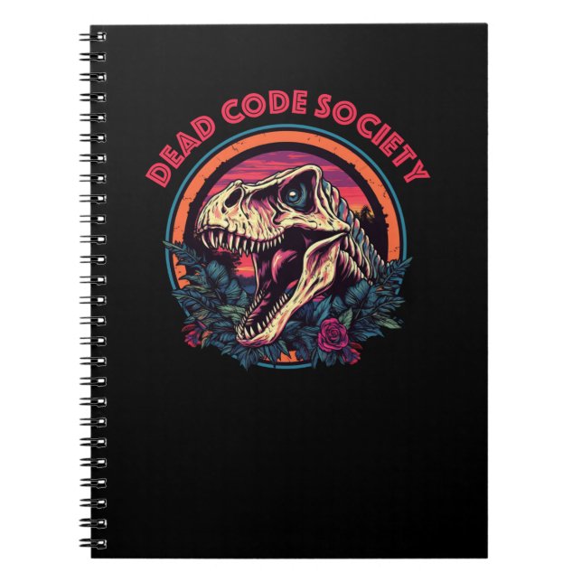 Dead Code Society - Jirasaurus - bärbar dator Anteckningsbok (Framsidan)