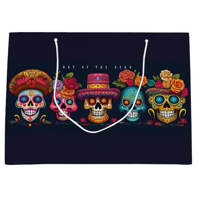 Dead Day Party Sugar Skull Halloween Helgdag (Framsidan)