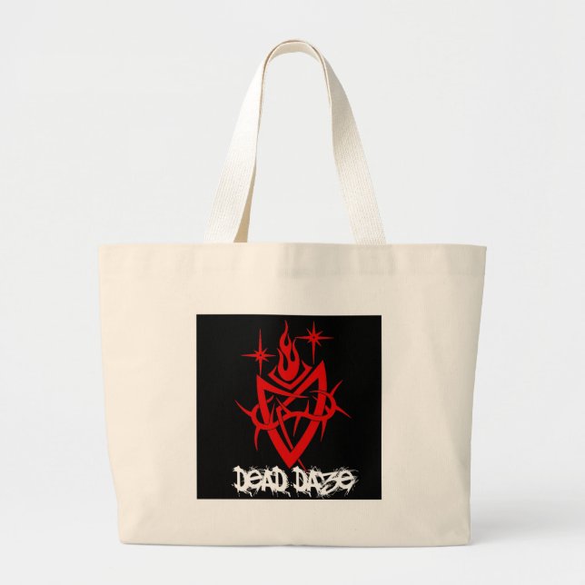 Dead Daze Tribal Heart Jumbo Tygkasse (Framsidan)