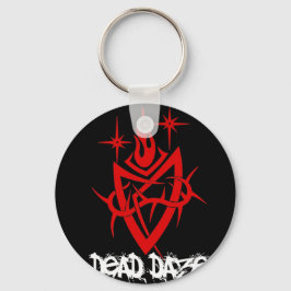 Dead Daze Tribal Heart Nyckelring