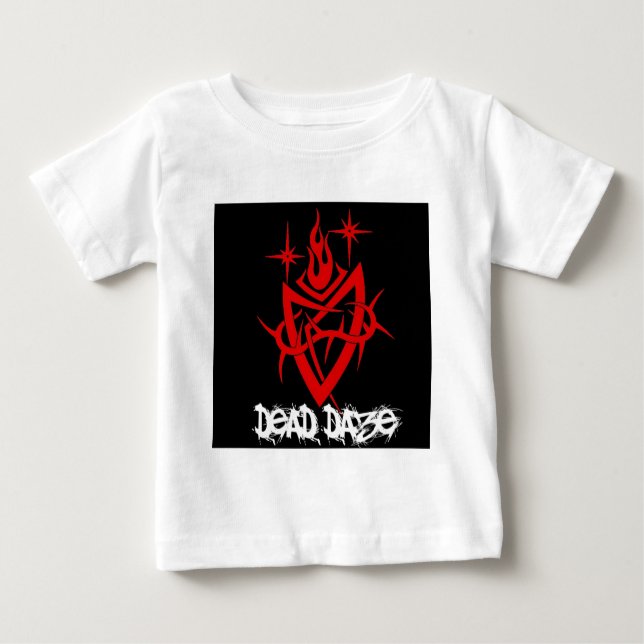 Dead Daze Tribal Heart T Shirt (Framsida)
