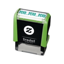 .DEAD...DEAD...DEAD..old school att göra-lista Självfärgande Stämpel