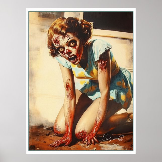 Dead, Dreamy, and Dangerously Darling: Susie-Q Poster (Framsidan)