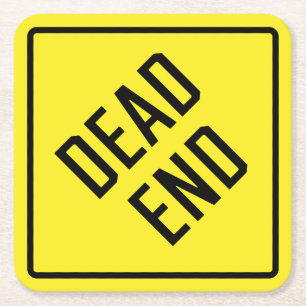 Dead End Papper Underlägg Kvadrat