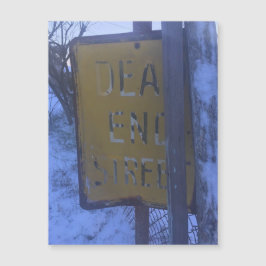 Dead End Snö Magnet