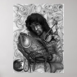 Dead Eye Poster, Vannak on a Hook Poster