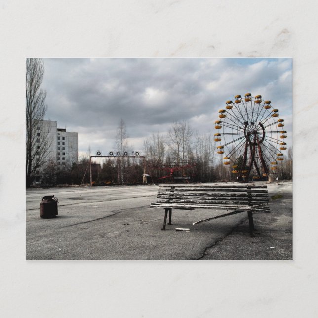 Dead Ferris Wheel Vykort (Framsida)