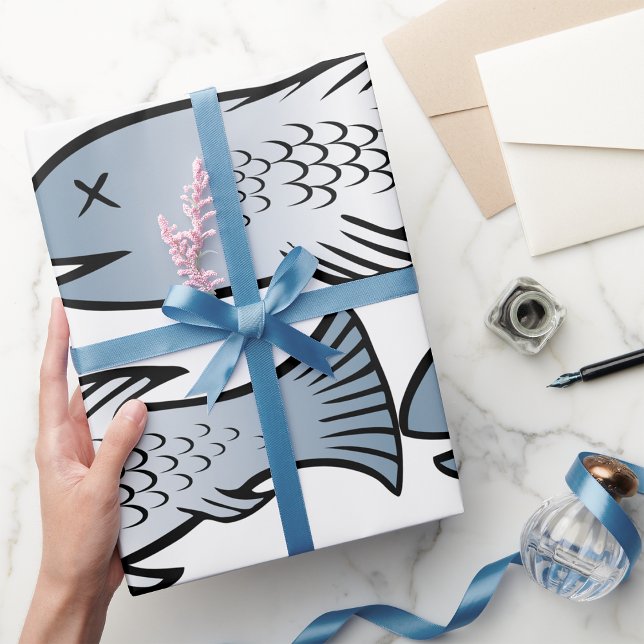 Dead Fish Presentpapper (Skapare uppladdad)