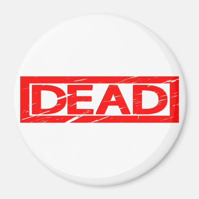 Dead Frimärke Magnet (Framsidan)