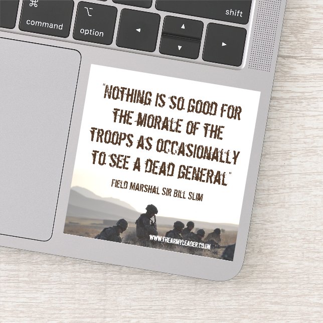 Dead Generals-etikett Klistermärken (Detalj)
