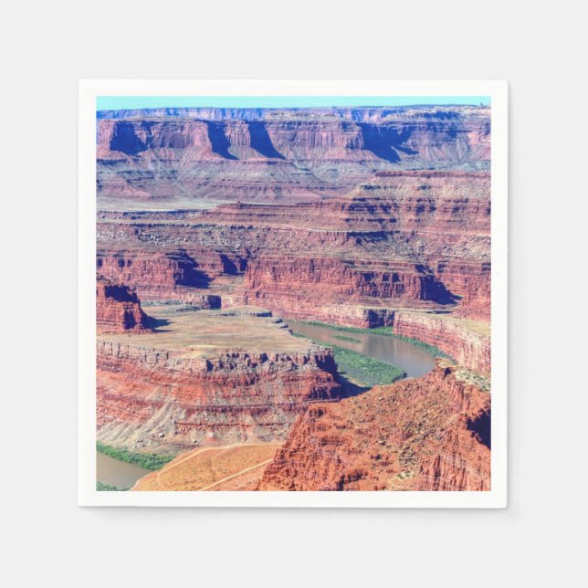 Dead-häststatsparken Moab Utah Pappersservett (Framsidan)