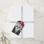 DEAD HEAD SANTA SKULL, CHRISTMAS SKELETON HUMOR PRESENTETIKETT<br><div class="desc">PERFEKT FÖR SKELLIGT ÄLSKARE. MÄRKRE FÖR SKULL,  WREATH OCH PEPPERMINTS *Anpassa ... .Sök efter matchande objekt Susan Brack-design</div>