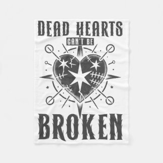 Dead Hearts Can't Be Broken. Goth, Emo Scene, Dark Fleecefilt