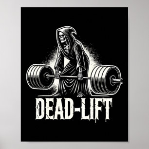 Dead-hiss - Grim Reaper Halloween Gym Workout Body Poster