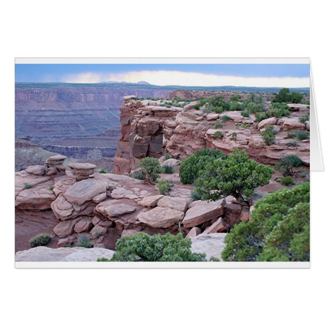 Dead Horse Point State Park, Utah, USA 2 Hälsningskort (Framsidan Horizontal)