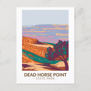 Dead Horse Point State Park Utah Vintage Vykort