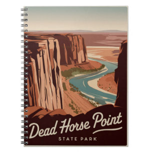 Dead Horse Point State Park Vintage Anteckningsbok