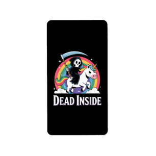 Dead Inside Adressetikett