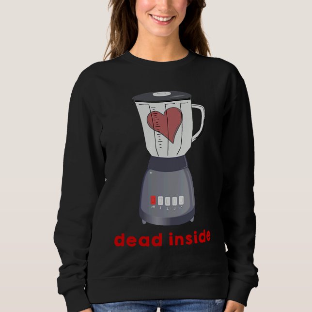 DEAD INSIDE  Anti Valentine Day  Hate Valentine's T Shirt (Framsida)