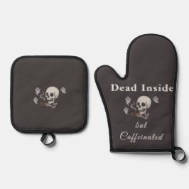 Dead Inside But Caffeinated – Halloween Pillow