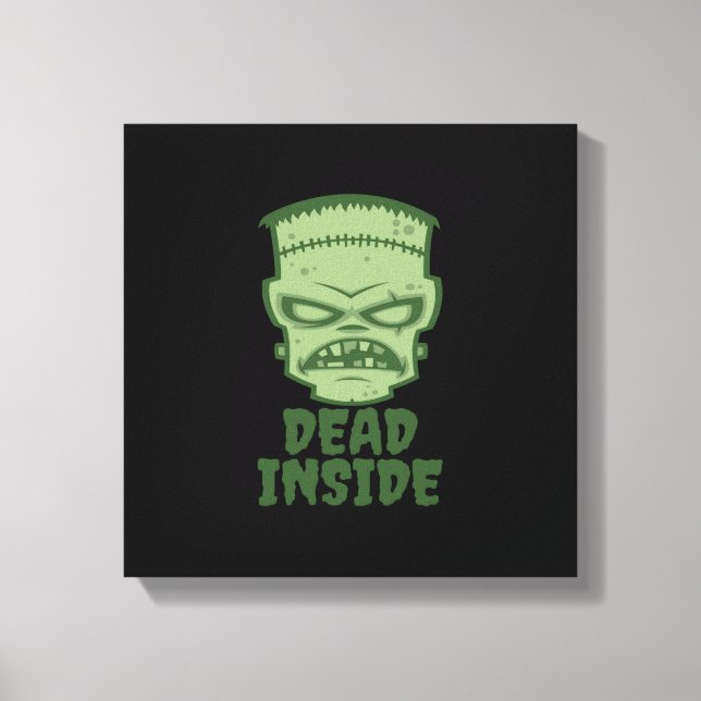 Dead Inside Frankenstein Monster Canvastryck (Framsida)