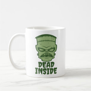 Dead Inside Frankenstein Monster Kaffemugg