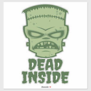Dead Inside Frankenstein Monster Klistermärken