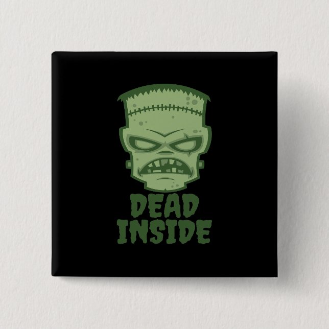 Dead Inside Frankenstein Monster Knapp (Framsida)