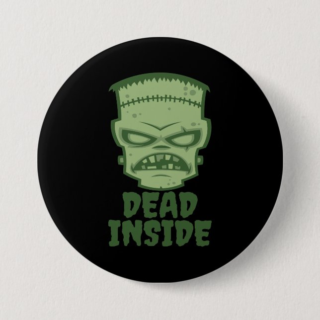 Dead Inside Frankenstein Monster Knapp (Framsida)