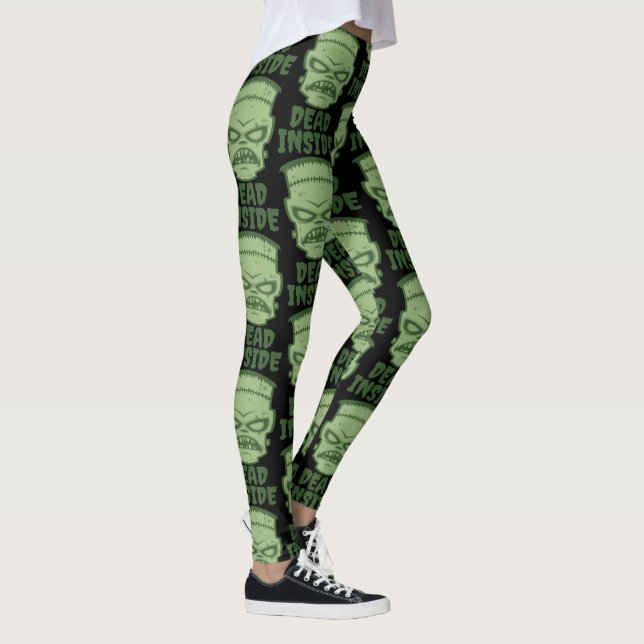 Dead Inside Frankenstein Monster Leggings (Höger)
