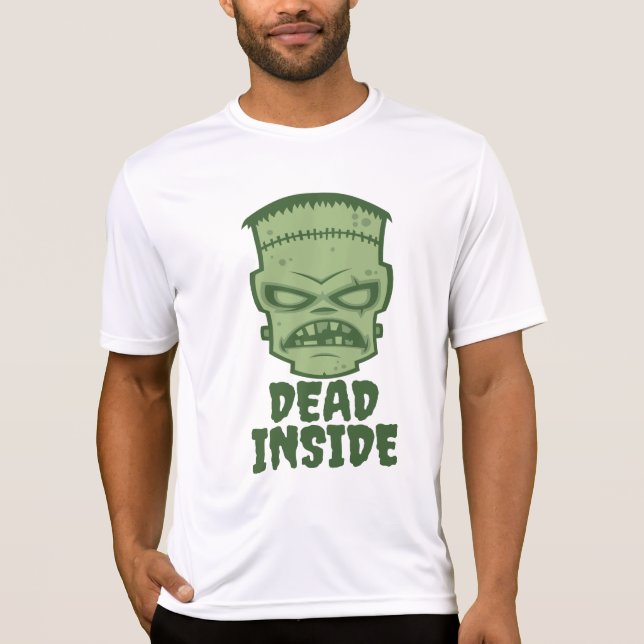 Dead Inside Frankenstein Monster T Shirt (Framsida)