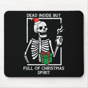 Dead Inside Fullt-julandan Skeleton Julafton Wo Musmatta