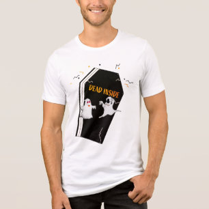 "Dead Inside" Halloween Shirt - Spooky Coffin Tee
