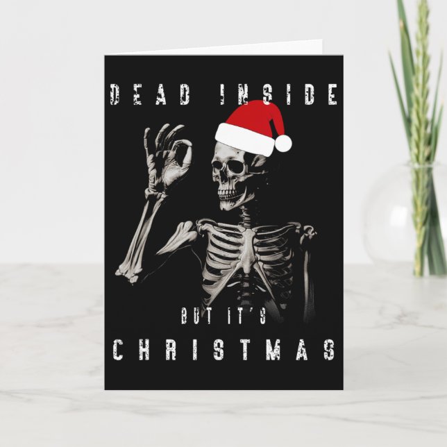 Dead Inside, men det är jul Kort (Framsida)