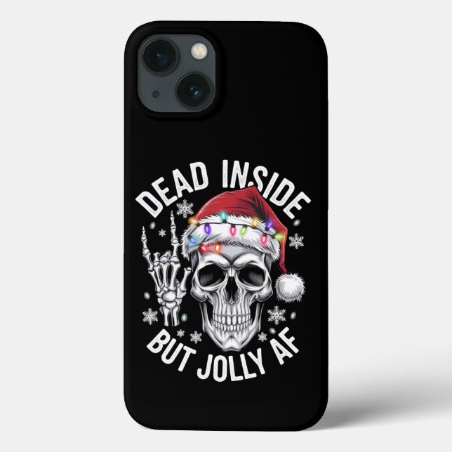 Dead Inside men Jolly AF julgåva Skeleton (Baksida)