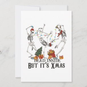 Dead Inside, men jultomtens fina jul Inbjudningar