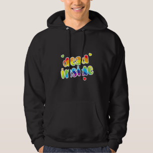 Dead Inside Mörk Humor Cute Goth Teenager Womens Hoodie
