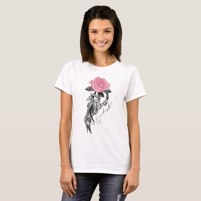 Dead Inside Skeleton Ro T Shirt (Hel framsida)