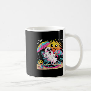 Dead Inside Tan Exside Funny Ghost Beach Art Kaffemugg