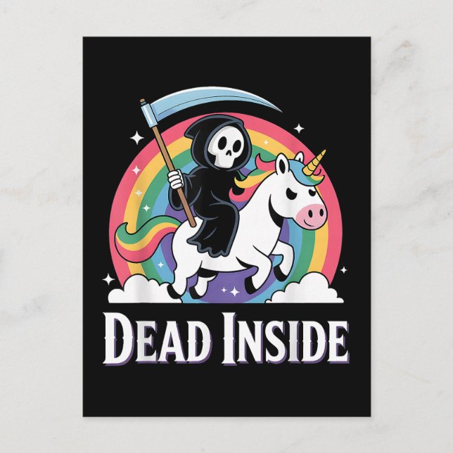 Dead Inside Vykort (Framsida)