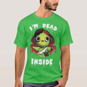 Dead inuti Zombie Kid Halloween Funny Costume T Shirt