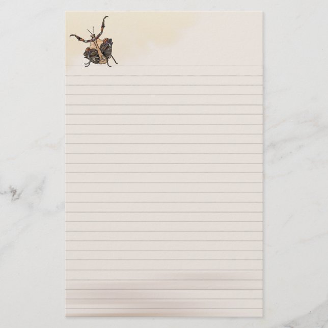 Dead Löv Mantis Brevpapper (Framsida)